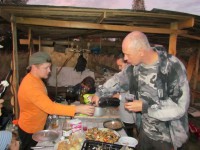 метание ножей, ,September 19, 2015 in the village of Sapegino (Moscow region, Volokolamsk district) held a friendly tournament of a throwing various objects. The program of events included throwing a knife, an ax and a shovel 3 + 4 + 5 meters, no-spin throwing 4 meters, throwing unusual objects - the giant nails, plates and unusual knives, exercise 