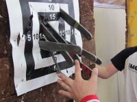метание ножей, ,16-18 октября 2015 года в Рязани прошел юбилейный 15 Чемпионат России по метанию ножа. Соревнования проходили на базе Академии права и управления ФСИН. Хочется отметить высокий уровень подготовки организаторов и спортсменов. Безоговорочным лидером на всех дистанциях стал Александр Харитонов.  