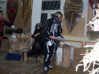 метание ножей, ,December 19-20, 2015 in Samara was a happy New Year tournament of knife throwing. Incendiary costume event combined persistent struggle among throwers. Santa Claus, judged strictly and fairly. A few photos from the team of Izhevsk 