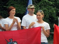 метание ножей, ,Фотографии с Чемпионата России, проходившего под Новороссийском 15-21 июля 2013 года 