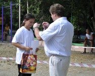 метание ножей, ,Новороссийск, июль 2011 года. Чемпионат России по спортивному метанию ножа. Солнце, море и эмоции. 