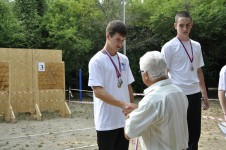 метание ножей, ,Новороссийск, июль 2011 года. Чемпионат России по спортивному метанию ножа. Солнце, море и эмоции. 