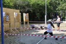 метание ножей, ,Новороссийск, июль 2011 года. Чемпионат России по спортивному метанию ножа. Солнце, море и эмоции. 
