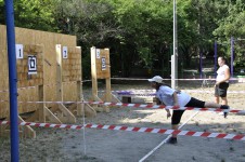 метание ножей, ,Новороссийск, июль 2011 года. Чемпионат России по спортивному метанию ножа. Солнце, море и эмоции. 