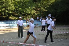 метание ножей, ,Новороссийск, июль 2011 года. Чемпионат России по спортивному метанию ножа. Солнце, море и эмоции. 