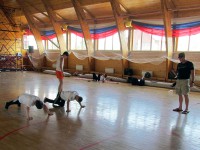 метание ножей, ,Соревнования проходили под Рязанью. 