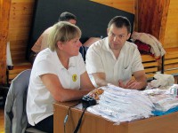 метание ножей, ,Соревнования проходили под Рязанью. 