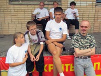 метание ножей, ,Август 2012 года, дом отдыха Космодром, Московская область под Пушкино 