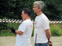метание ножей, ,Август 2012 года, дом отдыха Космодром, Московская область под Пушкино 