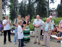 метание ножей, ,Август 2012 года, дом отдыха Космодром, Московская область под Пушкино 