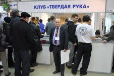 метание ножей, ,1 марта 2014 года на выставке