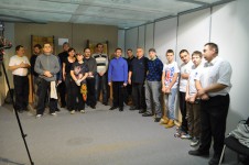 метание ножей, Построение метателей,1 марта 2014 года на выставке