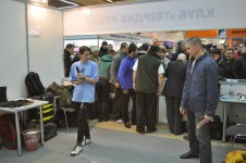 метание ножей, ,1 марта 2014 года на выставке 
