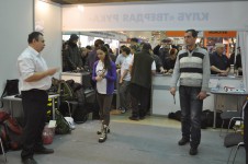 метание ножей, ,1 марта 2014 года на выставке