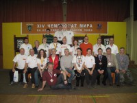 метание ножей, ,6-7 декабря 2014 года под Рязанью прошел Чемпионат Мира по Универсальному бою в дисциплине Спортивное метание ножа. Несмотря на небольшой круг участников соревнования получились очень упорными.  