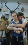 метание ножей, ,13  открытый Чемпионат и Первенство Самарской Государственной областной академии Наяновой по «Универсальному бою», упражнение спортивное метание ножа, 22  февраля 2015 г. Фото Громов Сергей 