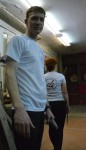 метание ножей, ,13  открытый Чемпионат и Первенство Самарской Государственной областной академии Наяновой по «Универсальному бою», упражнение спортивное метание ножа, 22  февраля 2015 г. Фото Громов Сергей 