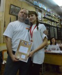 метание ножей, ,13  открытый Чемпионат и Первенство Самарской Государственной областной академии Наяновой по «Универсальному бою», упражнение спортивное метание ножа, 22  февраля 2015 г. Фото Громов Сергей 