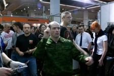 метание ножей, ,Фотографии турнира, прошедшего 28 февраля 2015 года, в Москве на выставке 