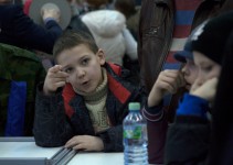 метание ножей, ,Фотографии турнира, прошедшего 28 февраля 2015 года, в Москве на выставке 
