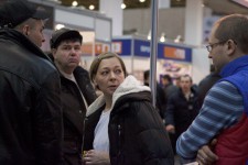 метание ножей, ,Фотографии турнира, прошедшего 28 февраля 2015 года, в Москве на выставке 