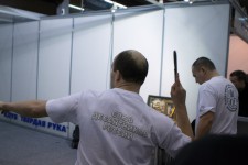 метание ножей, ,Фотографии турнира, прошедшего 28 февраля 2015 года, в Москве на выставке 