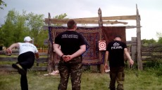 метание ножей, ,18-19 июня под Самарой прошел третий этап Кубка России по спортивному метанию ножа. Несколько Фото из социальных сетей 